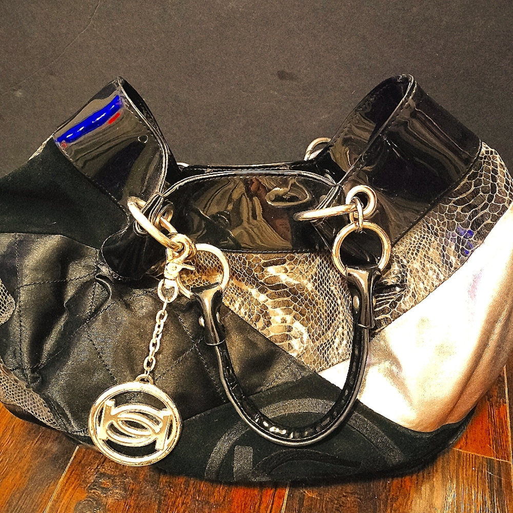 Authentic Bebe Hobo Oversized Slouch Black Handbag
